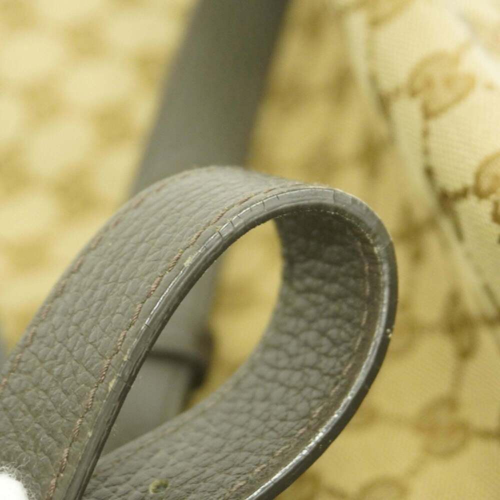 GUCCI Brown Canvas Backpack - Picture 9 of 11